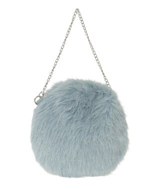 earth music&ecology ファーラウンドバッグ Light Blue