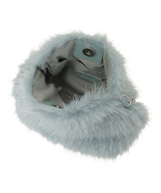 earth music&ecology ファーラウンドバッグ Light Blue