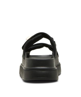 STEVE MADDEN BIGSCHMONA-J 厚底ダブルベルトサンダル ブラック