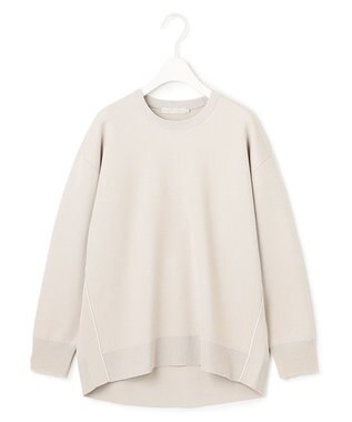 ICB L 【洗える】 シンセティックダブルフェイス ニットプルオーバー トープ系