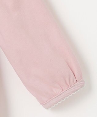 組曲 KIDS 【70㎝】エンブロイダリー ロンパース ピンク系