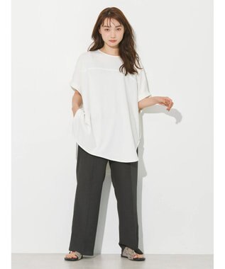 AMERICAN HOLIC フォトプリントカットチュニック Off White