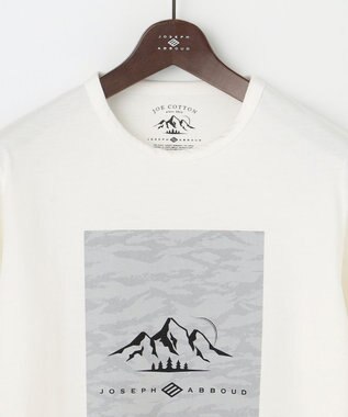 JOSEPH ABBOUD MOUNTAIN 【UNISEX】吸水速乾 オーガニックTシャツ ホワイト系
