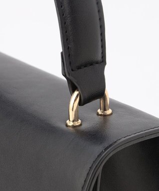 ANY SIS 【2WAY】コンビフラップ バッグ ブラックスエード