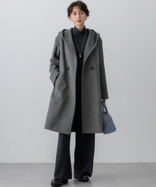 23区 S 【見上愛さんコラボカラー/Oggi掲載】カシミヤブレンド ハイネック ニット グレー系