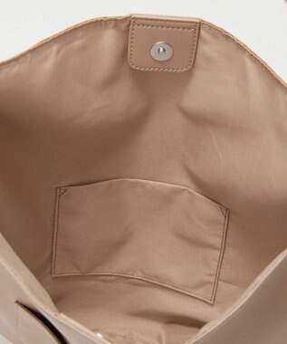 TOPKAPI 【TREASURE TOPKAPI】ラウンド ビッグ ショルダーバッグ ベージュ