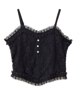 earth music&ecology コルセットライクキャミソール Black