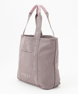 TOCCA 【WEB＆一部店舗限定】【A4サイズ対応】 DANCING TOCCA CANVASTOTE キャンバストートバッグ ライトグレー系