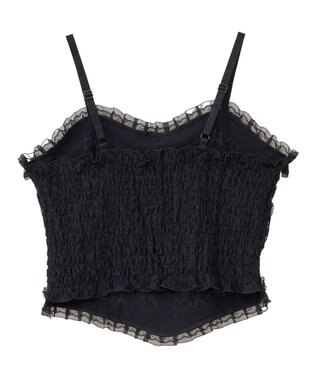 earth music&ecology コルセットライクキャミソール Black