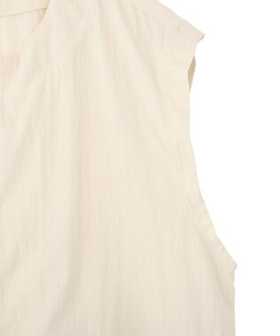Green Parks ナイロンバルーンベスト Ecru