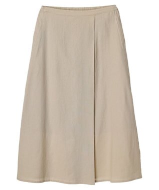 AMERICAN HOLIC リネンブレンドフレアスカート1 Light Beige