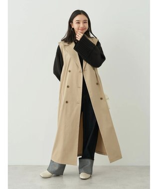 earth music&ecology ２ＷＡＹジレンチ Beige