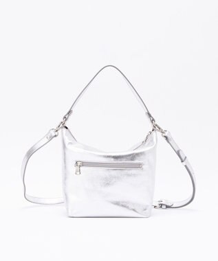 russet ソフトレザーシンプルショルダーバッグ【silver】(CE-1462) Silver