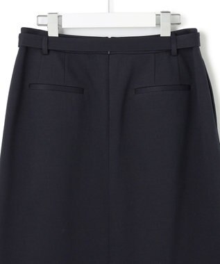 23区 【セットアップ対応/洗える】トリアセジャージーセットアップ スカート ネイビー系