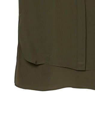 JOSEPH 【WEB＆OUTLET限定】CDC ブレンド シャツカラーブラウス Hass Avocado