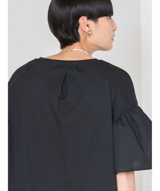 AMERICAN HOLIC 袖フレア５分袖カットプルオーバー Black