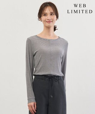 【WEB限定】シアーストレッチフライス クルーネック シアー カットソー