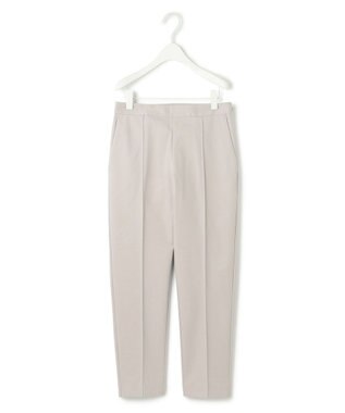 ICB 【洗える】コットンコンプレッシャー ストレートパンツ トープ系