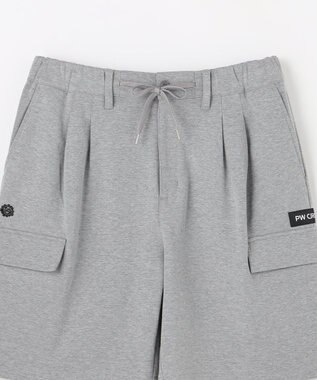 PW CIRCULUS 【MEN】ワイドハーフパンツ ゴルフ グレー系