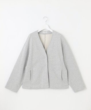 23区 【SLOW/一部店舗限定】ハイゲージテリー スウェット ジャケット ライトグレー系