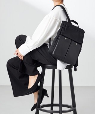 Y'SACCS 木村多江×Y'SACCS フラップポケットリュックサック ブラック