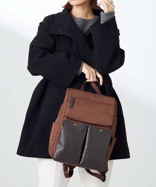 Y'SACCS 木村多江×Y'SACCS フラップポケットリュックサック チョコ