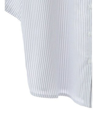 Green Parks ミッキーフレンド／体操プリント半袖シャツ Stripe