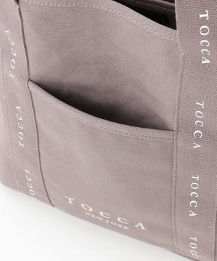 TOCCA 【WEB＆一部店舗限定】【A4サイズ対応】 DANCING TOCCA CANVASTOTE キャンバストートバッグ ライトグレー系