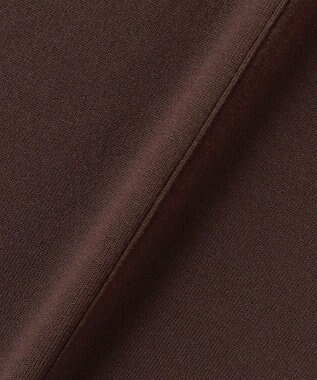 組曲 【WEB限定】スムースストレッチニット ワンピース ダークブラウン系