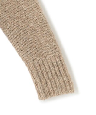 23区 【洗える】ブークレ タートルネック ニット ベージュ系