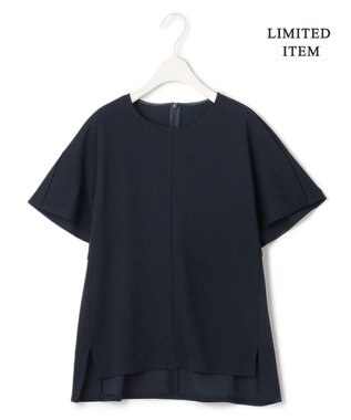 ICB 【WEB限定・洗える】ストレッチアムンゼン フレアスリーブプルオーバー ネイビー系