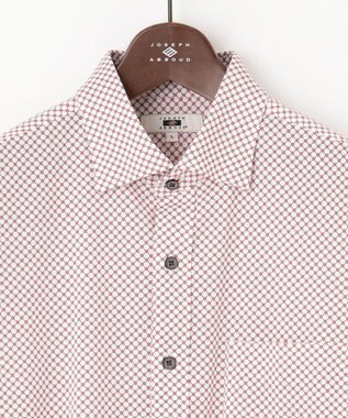 JOSEPH ABBOUD 【快適な着心地・イージーケア】ジャージーシャツ ワイン系5