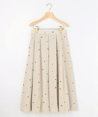 組曲 【先行予約・WEB限定】ミニフラワーエンブロイダリー スカート