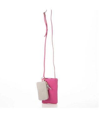 UNBILLION perche フラグメントケース付きモバイルショルダー ピンク