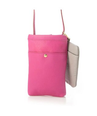 UNBILLION perche フラグメントケース付きモバイルショルダー ピンク