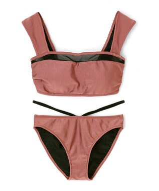 San-ai Resort（三愛水着楽園） シアーパーツバンドゥビキニ　9M 　【San-ai Resort（サンアイリゾート）】 ピンク