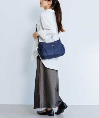 ACE BAGS & LUGGAGE Kanana project COLLECTION シェリ ショルダーバッグ 横M 17943 カナナプロジェクト コレクション ネイビー