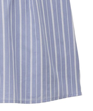 Green Parks ・ＥＬＥＮＣＡＲＥ　ＤＵＥ　ストライプフリルブラウス Blue