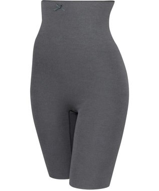 Wing はらまき付きオーバーパンツ 薄手であたたか アウターにひびきにくい ひざ上丈 秋 冬 ER0892 ウイング／ワコール グレー