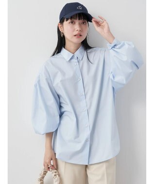 earth music&ecology 袖タックブラウス