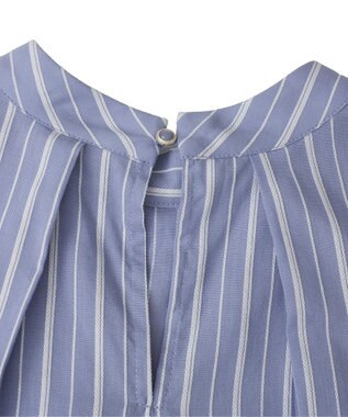 Green Parks ・ＥＬＥＮＣＡＲＥ　ＤＵＥ　ストライプフリルブラウス Blue