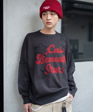 WEGO 【ユニセックス着用ITEM】パイルジャガードプルオーバー スミクロ