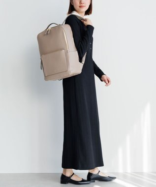 ACE BAGS & LUGGAGE Jewelna Rose ウェールズ リュック B4サイズ 15.6インチ収納 本革 11975 ジュエルナローズ グレージュ