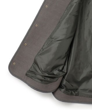 J.PRESS YORK STREET 【WOMEN】キルト×ジャージ ブルゾン グレー系