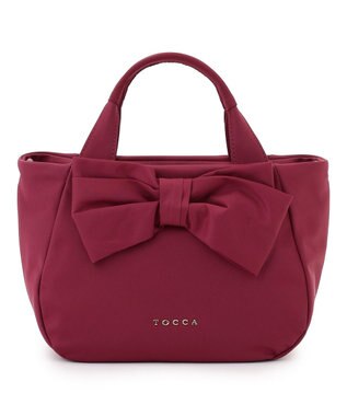 TOCCA RIBBON CUBE NYLON MINI TOTE ミニトートバッグ レッド系