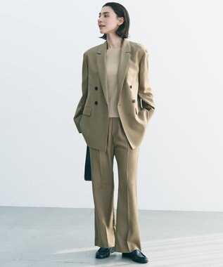 UNFILO TENNEN TOUCH ダブルブレスト ジャケット カーキ