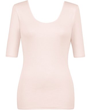  あったかインナー 綿100％ やわらかな肌ざわり 毛玉になりにくい 型くずれしにくい 【綿の贅沢リッチ】 保温性 5分袖 半袖 秋 冬 EL4581 ウイング／ワコール