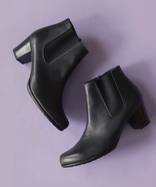 REGAL FOOT COMMUNITY 【ビューフィット】A55W サイドゴアレインブーツ ブラック