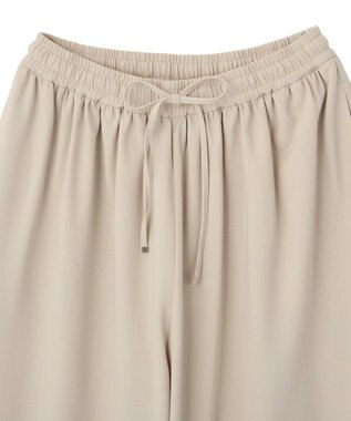 Green Parks イージーケアワイドガウチョパンツ Light Beige