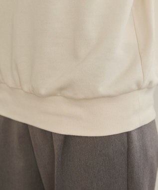 WEGO 【ANGIE VINTAGE】デニム襟スウェット ホワイトアイボリー